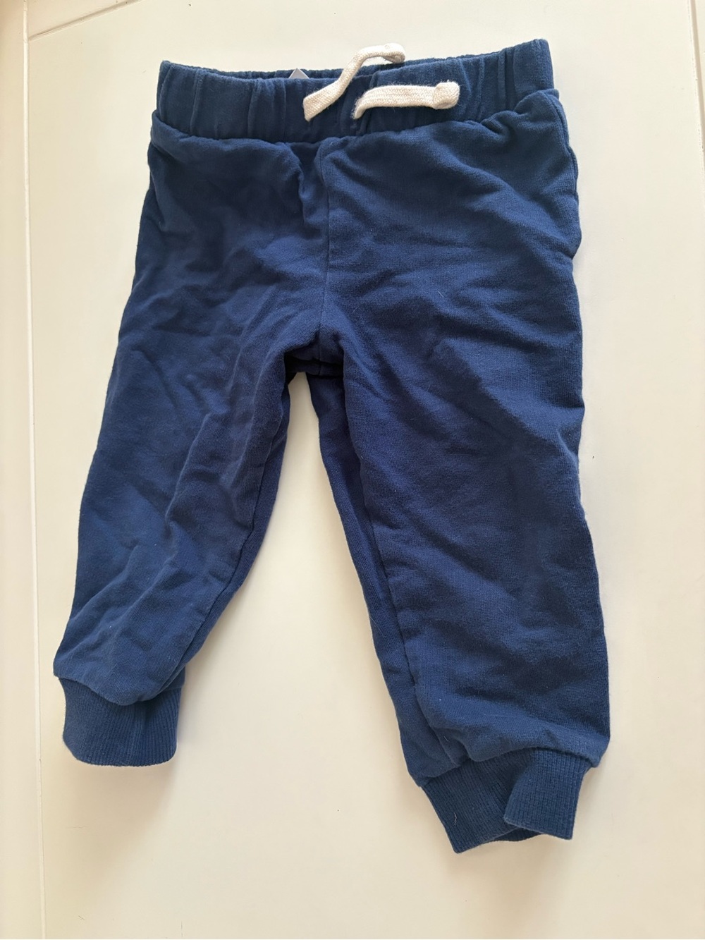 Carter's Navy Blue Fleece Jogger Pants with Drawstring